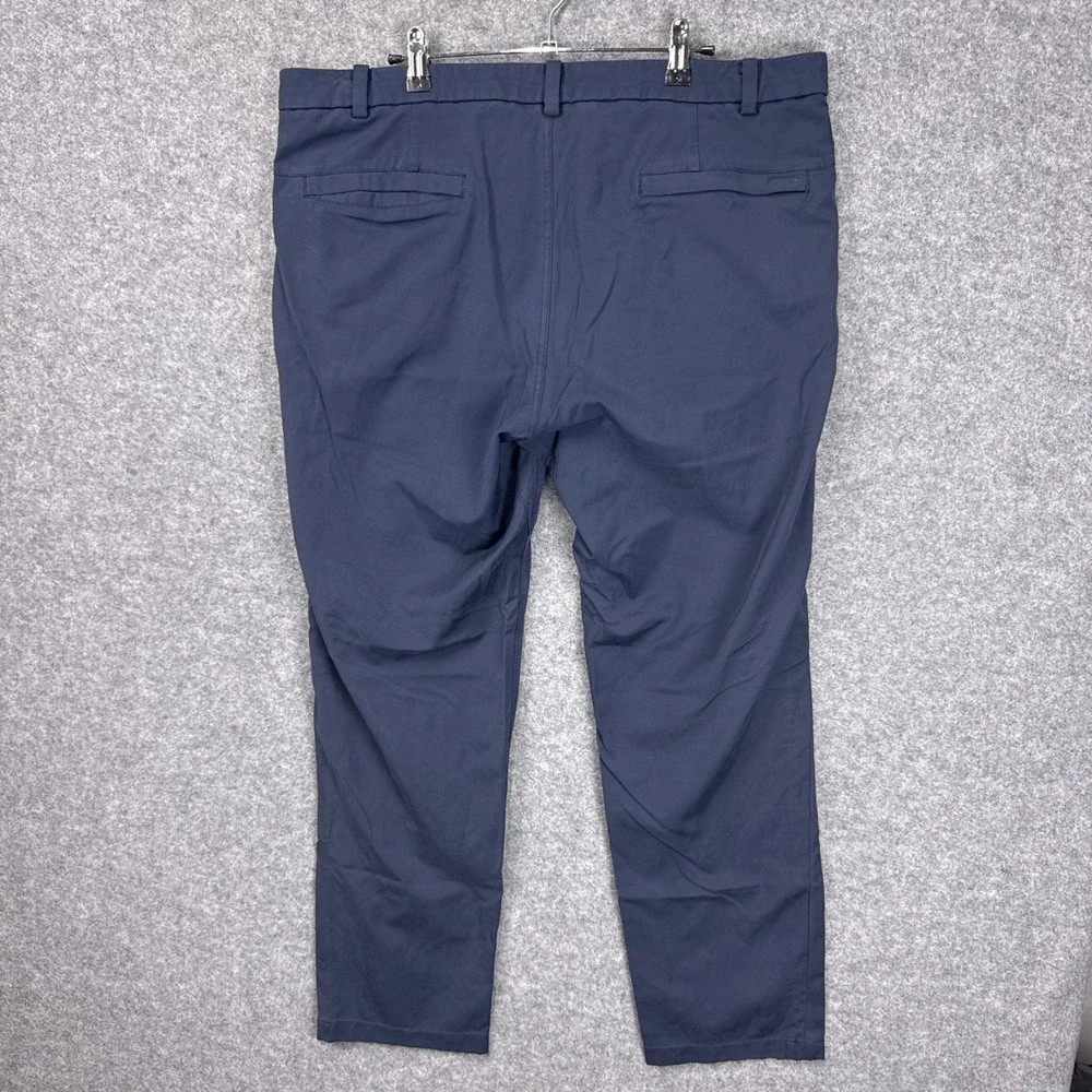 Lululemon Commission Slim Pant 38 Navy Blue Warpstreme Technical Chino Trousers